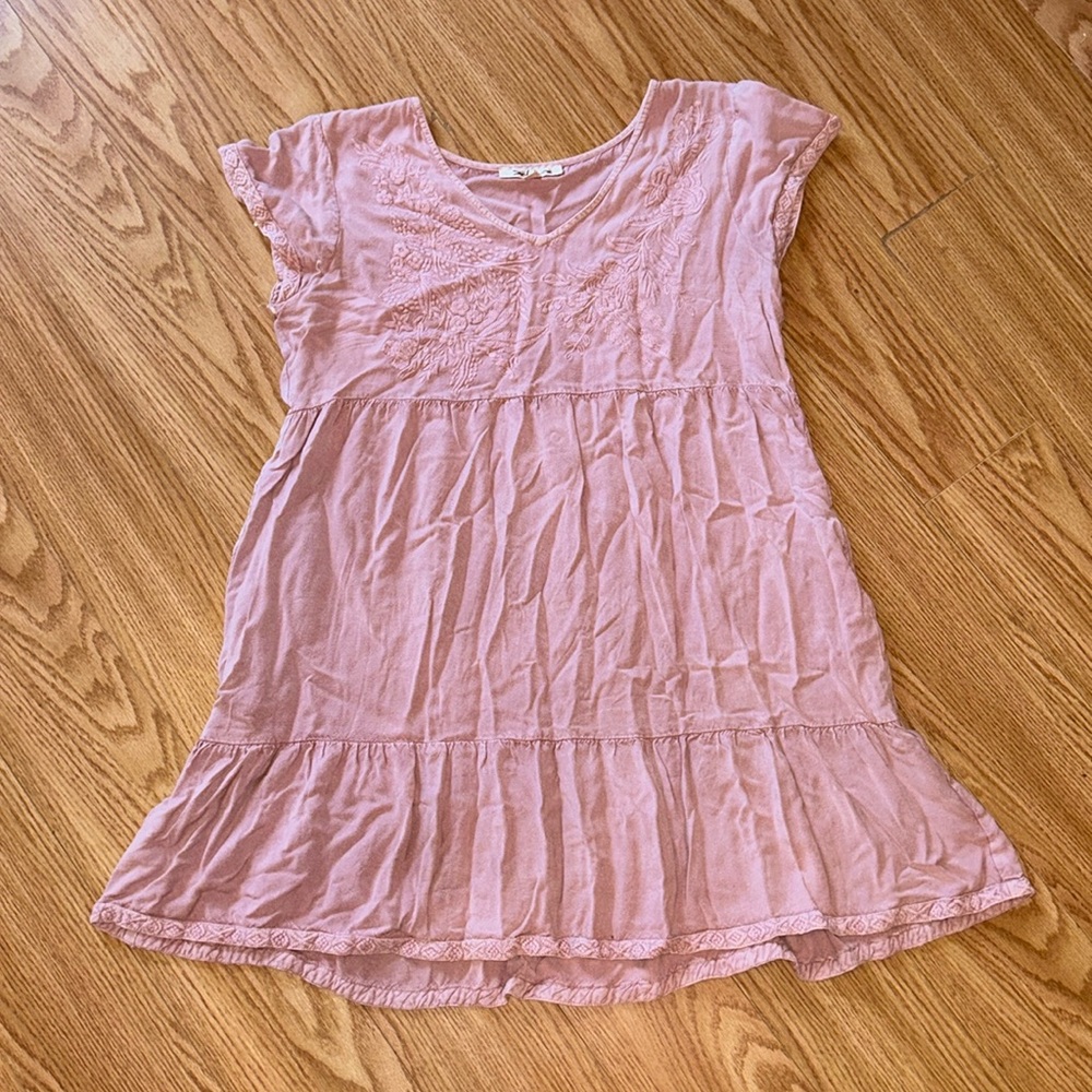 Pink Detailed Dress